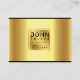 Elegante Gold- und Black-Business-Karte Visitenkarte