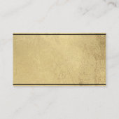 Elegante Gold- und Black Wedding-Rezeption Begleitkarte (Rückseite)