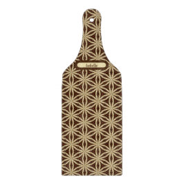 Elegante Gold und Brown Star Anise Schneidebrett