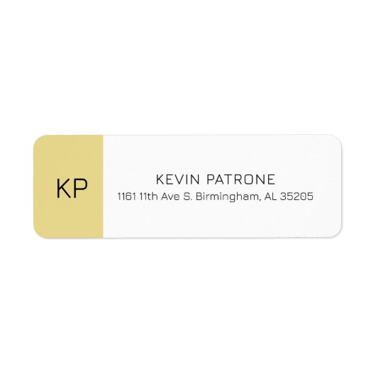 Elegante Gold und Graue Minimalistische Typografie (Vorne)