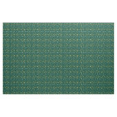Elegante Gold- und Grünlandschaft Stoff (Fat Quarter (45,7 x 55,9 cm))