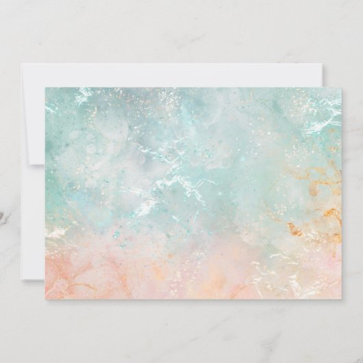 Elegante Gold- und Weiß-Doppelgrenzen Personalisie Mitteilungskarte (Rückseite)