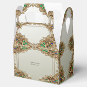 Elegante Gold Verziert Gevor Box Geschenkschachtel (Geöffnet)