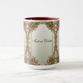 Elegante Gold Verzierte Tasse (Zentrum)