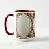 Elegante Gold Verzierte Tasse (Links)