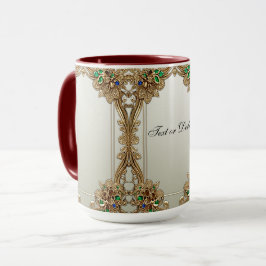 Elegante Gold Verzierte Tasse