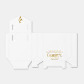 Elegante Gold Veterinary School Graduation Party Geschenkschachtel (Ungefaltet)