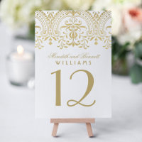 Elegante Gold Vintag Glamour Hochzeit