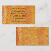 Elegante Gold-Visitenkarten für Frauen Visitenkarte (Vorne/Hinten)