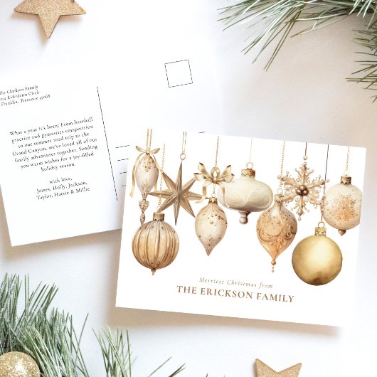 Elegante Gold Weihnachten