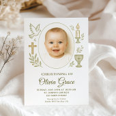 Elegante Gold Weihnachts-Einladung für Mädchen Einladung