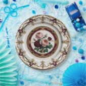 Elegante Gold Wildblume Blumenzwiebeln Keramik Hoc Pappteller (Party)