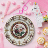 Elegante Gold Wildblume Blumenzwiebeln Keramik Hoc Pappteller (Party)