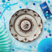 Elegante Gold Wildblume Blumenzwiebeln Keramik Hoc Pappteller (Party)