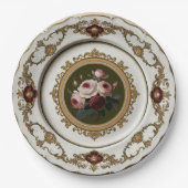 Elegante Gold Wildblume Blumenzwiebeln Keramik Hoc Pappteller (Vorderseite)