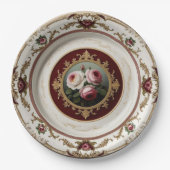 Elegante Gold Wildblume Blumenzwiebeln Keramik Hoc Pappteller (Vorderseite)