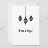 Elegante Gold Wreath Corporate Christmas Party Inv Einladung (Rückseite)