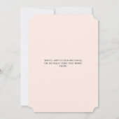 Elegante Goldeffektkarte Save the Date (Rückseite)