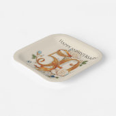 Elegante Golden 50 Jahre Jubiläumsfeier Pappteller (Gewinkelt)