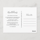 Elegante Golden Art Deco Festival - Martha Argeric Postkarte (Rückseite)