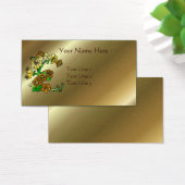 Elegante Golden Brown Blume (Schreibtisch)