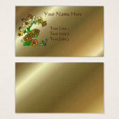 Elegante Golden Brown Blume (Vorne & Hinten)
