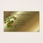 Elegante Golden Brown Blume (Vorderseite)