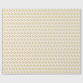 Elegante Golden Christmas Vectors auf White Geschenkpapier (Flach)