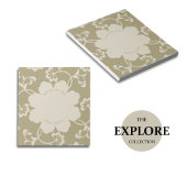 Elegante Golden Floral Ornamental Vintag Notizblock