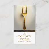 Elegante Golden Fork Parco Civico-Ciani Visitenkarte (Vorderseite)