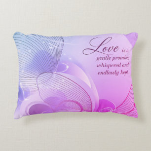 Elegante Golden-Heart Romantik Kunst Dekokissen