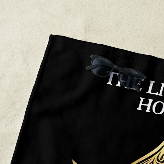 Elegante Golden Lotus Blume Das Licht in mir ... Strandtuch (Beispiel)