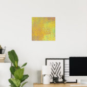 Elegante Golden Marble Kunst, Dichtung und Musik Poster (Heimbüro)