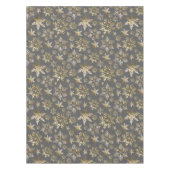 Elegante Golden Snowflakes Gran Café Tischdecke (Vorderseite)