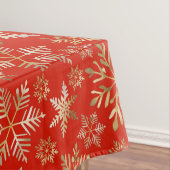 Elegante Golden Snowflakes Tischdecke (Beispiel)