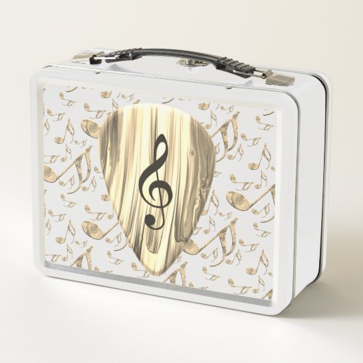 Elegante Golden Treble Museo Cantonale d'Arte Metall Brotdose (Rückseite)