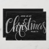 Elegante Golden Trendy Script Einladung (Vorne/Hinten)