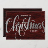 Elegante Golden Trendy Script Parco Civico-Ciani Einladung (Vorne/Hinten)