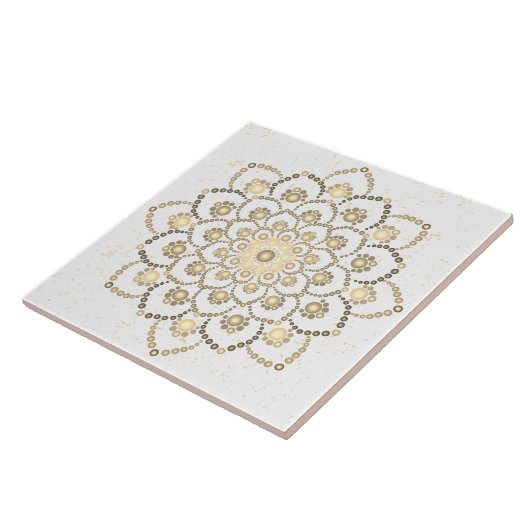 Elegante Golden und White Keramik Tile Fliese (Seite)
