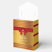 Elegante Golden Wedding Celebration Geschenkschachtel (Geöffnet)