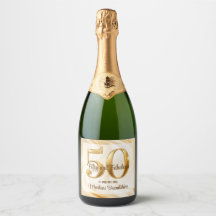 Elegante Goldene 50. Geburtstagsfeier
