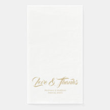 Elegante goldene benutzerdefinierte Skripte Liebe 