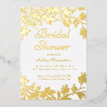 Elegante Goldene Brautparty