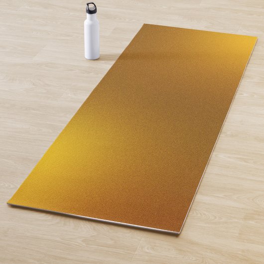 Elegante goldene Farbenfarbe Yoga matte