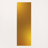 Elegante goldene Farbenfarbe Yoga matte (Rückseite)