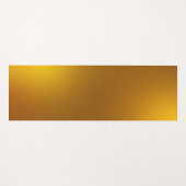 Elegante goldene Farbenfarbe Yoga matte (Vorderseite (Horizontal))