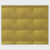 Elegante Goldene Forelle Dunkeltopf aus Gold St Pa Geschenkpapier (Flach)