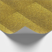 Elegante Goldene Forelle Dunkeltopf aus Gold St Pa Geschenkpapier (Ecke)