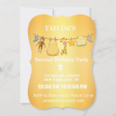 Elegante goldene Geburtstagseinladung Einladung (Vorderseite)