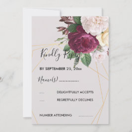 Elegante goldene geometrische UAWG Einladung